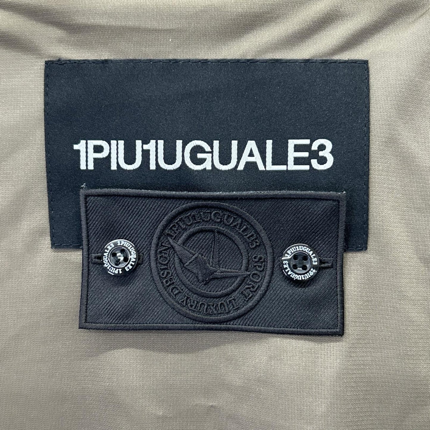 1piu1uguale3 RONE187-MF01 Khaki Nylon RONNIE SPORTS Jacket