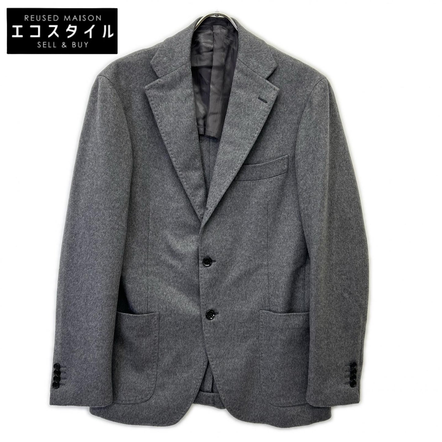 RING JACKET リングヂャケット 【guji別注】RE051F03C グレー カシミア COLOMBO フランネルソリッド3Bジャケット ジャケット