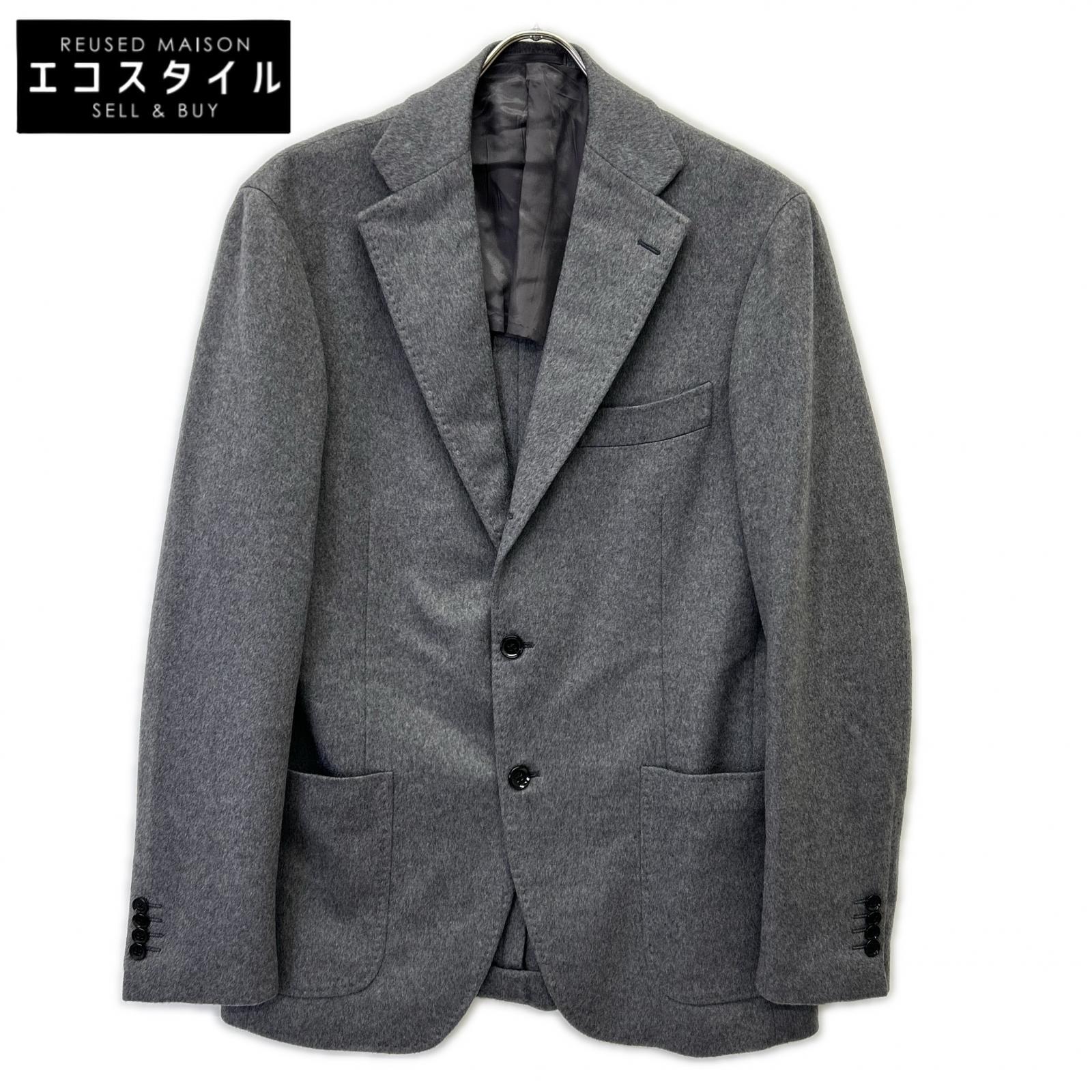 RING JACKET リングヂャケット 【guji別注】RE051F03C グレー カシミア COLOMBO フランネルソリッド3Bジャケット ジャケット
