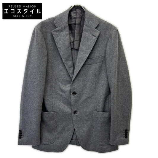RING JACKET リングヂャケット 【guji別注】RE051F03C Gray Cashmere COLOMBO Flannel Solid 3B Jacket Jacket