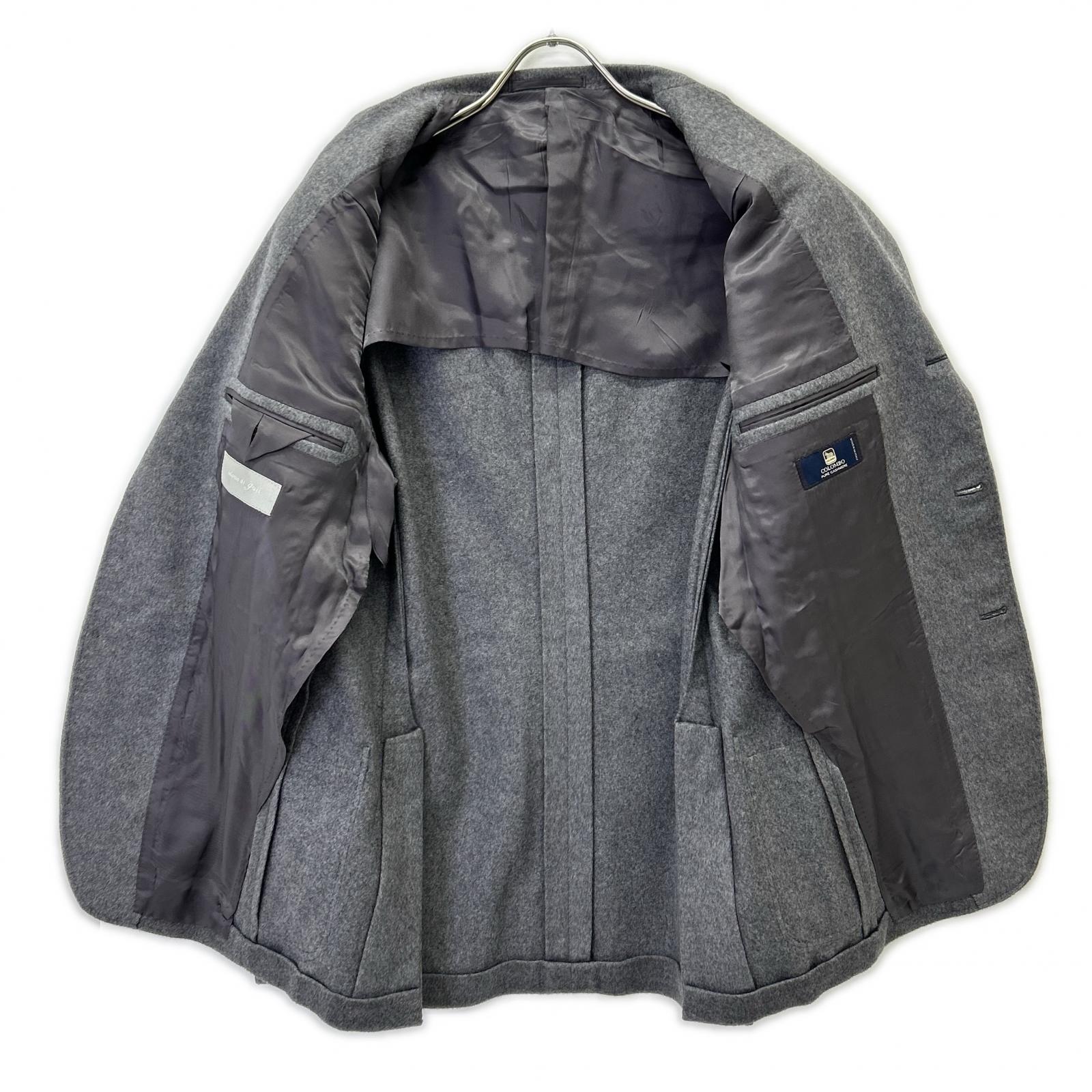 RING JACKET リングヂャケット 【guji別注】RE051F03C グレー カシミア COLOMBO フランネルソリッド3Bジャケット ジャケット