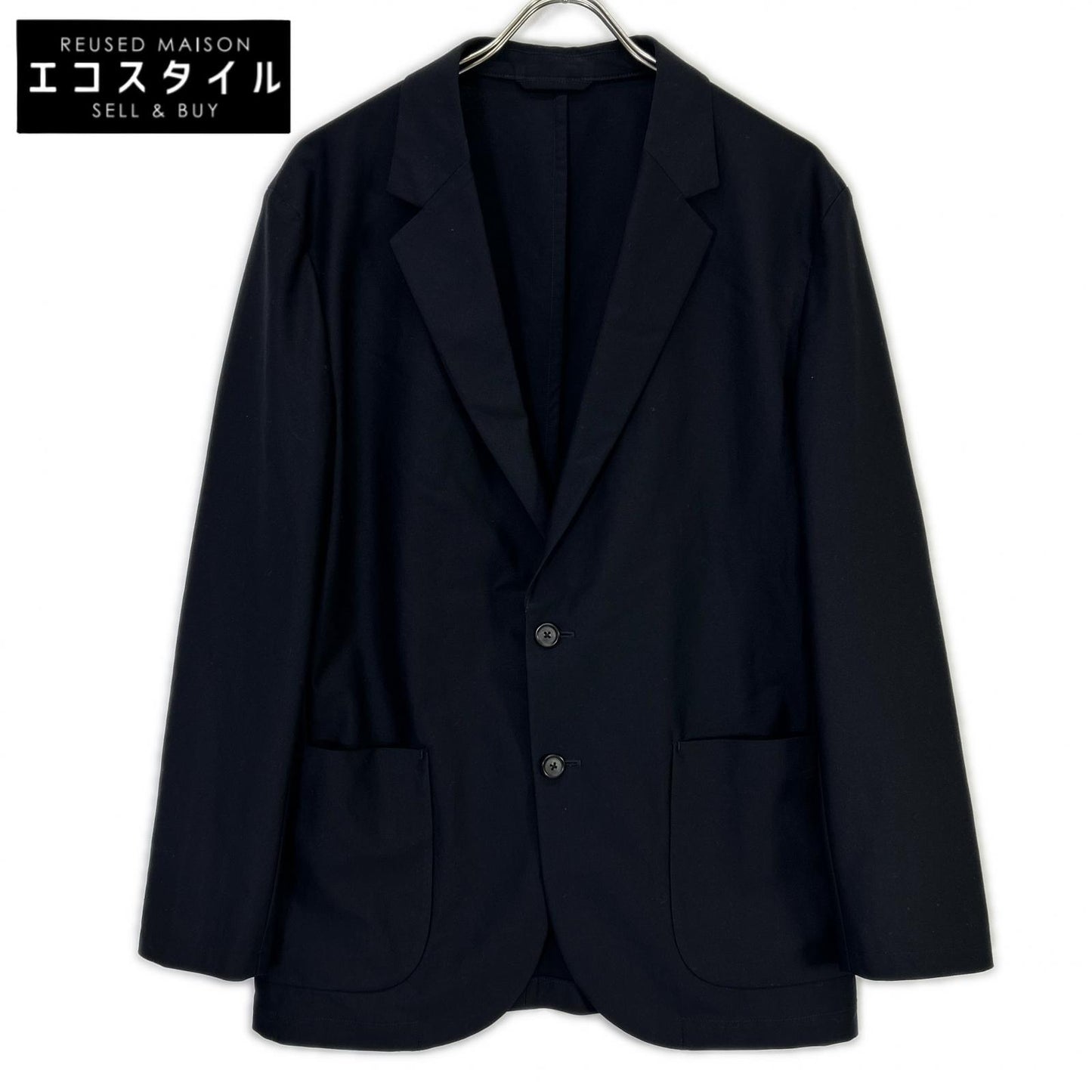 JK-018DTC Black 2B Notched Lapel Tailored Jacket 50 Men's