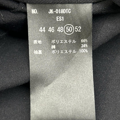 JK-018DTC Black 2B Notched Lapel Tailored Jacket 50 Men's
