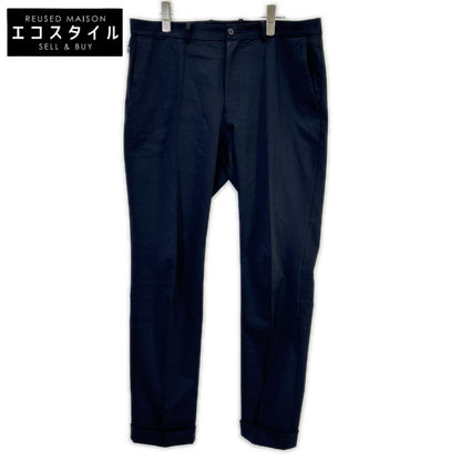 MAUVE モーヴ PT020PR ブラック Duplex Cotton Jersey スリムテーパード トラベルスラックス ボトムス