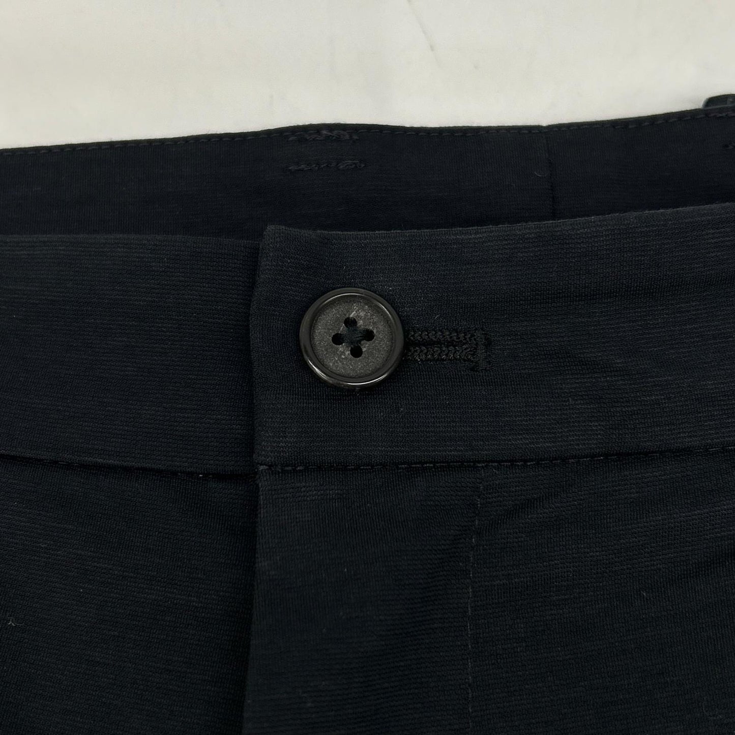 MAUVE モーヴ PT020PR ブラック Duplex Cotton Jersey スリムテーパード トラベルスラックス ボトムス