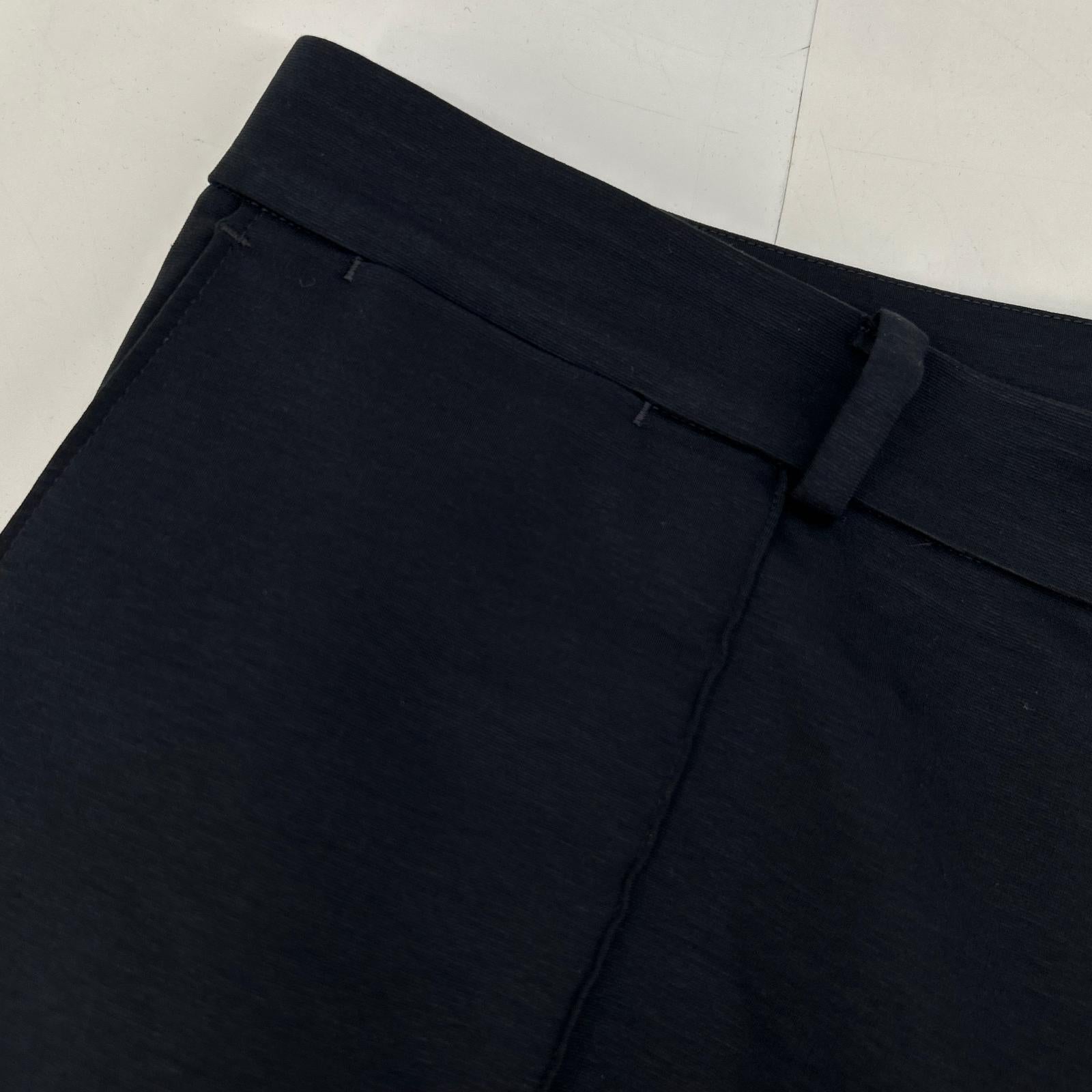 MAUVE モーヴ PT020PR ブラック Duplex Cotton Jersey スリムテーパード トラベルスラックス ボトムス