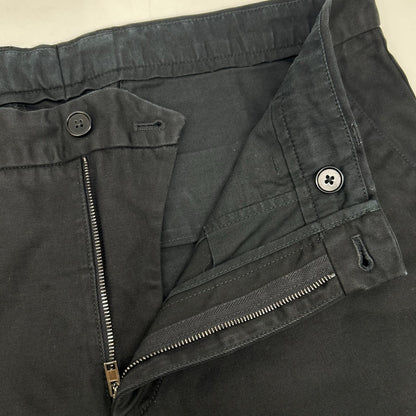 Maison margiela メゾンマルジェラ 17AW S47302 ブラック コットンツイル 4ステッチ ストレートチノパンツ ボトムス