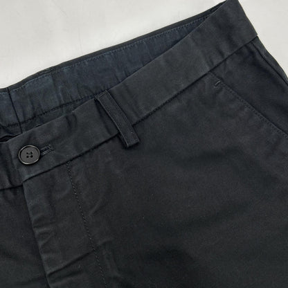 Maison margiela メゾンマルジェラ 17AW S47302 ブラック コットンツイル 4ステッチ ストレートチノパンツ ボトムス