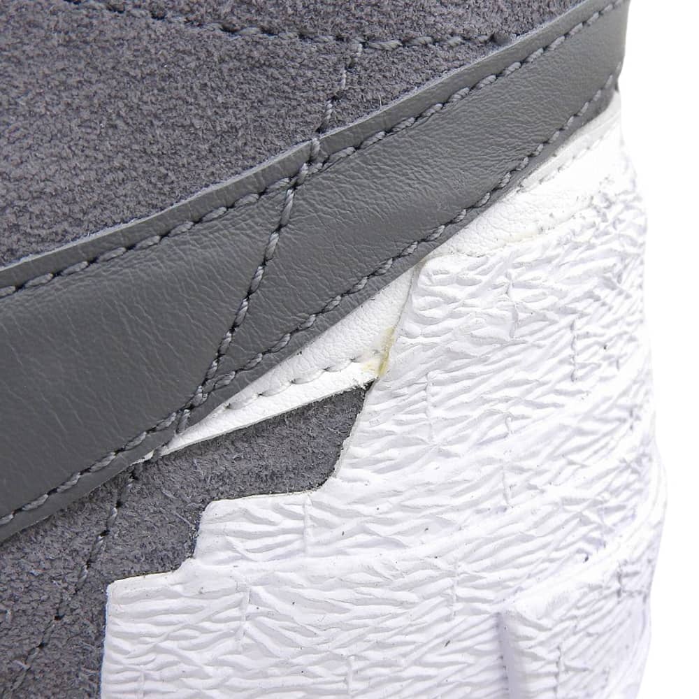 NIKE ナイキ 美品 BLAZER LOW スニーカー シューズ メンズ グレー×ホワイト 27.5cm DD1877-002 シューズ