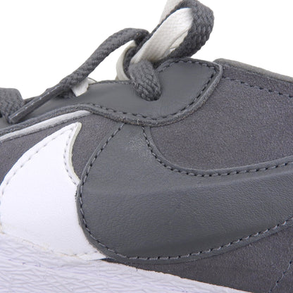 NIKE ナイキ 美品 BLAZER LOW スニーカー シューズ メンズ グレー×ホワイト 27.5cm DD1877-002 シューズ
