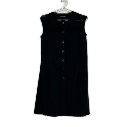FOXEY NEW YORK フォクシーニューヨーク 24513 ブラック シースルー 襟付き ワンピース ワンピース