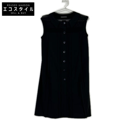 FOXEY NEW YORK フォクシーニューヨーク 24513 ブラック シースルー 襟付き ワンピース ワンピース
