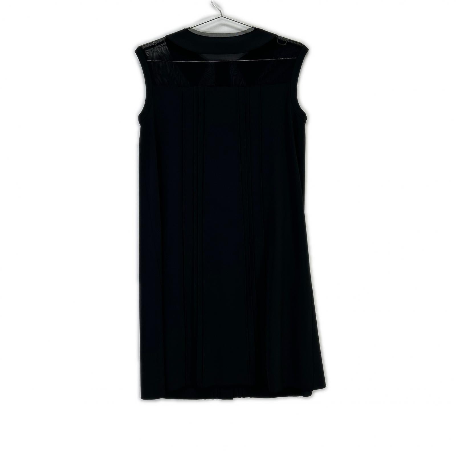 FOXEY NEW YORK フォクシーニューヨーク 24513 ブラック シースルー 襟付き ワンピース ワンピース