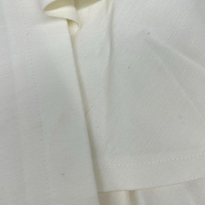 白色亚麻混纺不对称拼接半身裙 半身裙 9 女式