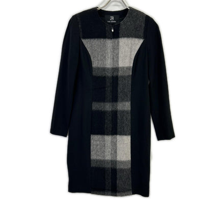 TO6712 Black x Grey Midi Long Sleeve Dress One-Piece Dress 13 Ladies
