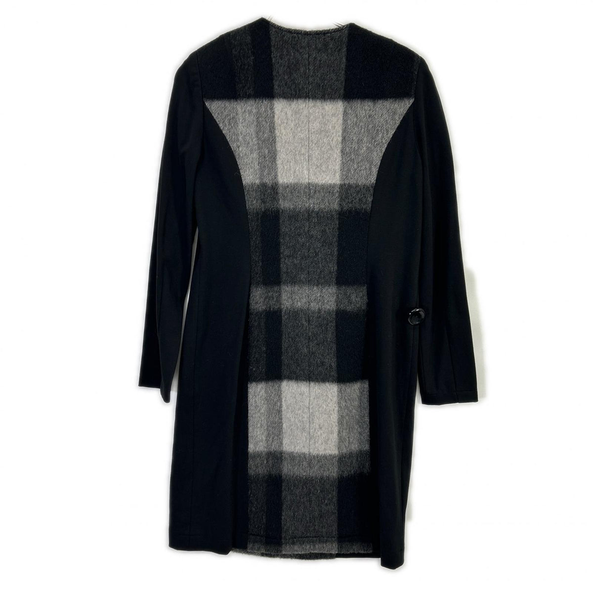 TAE ASHIDA TO6712 Black×Gray Midi Long-Sleeve Dress One-Piece Dress