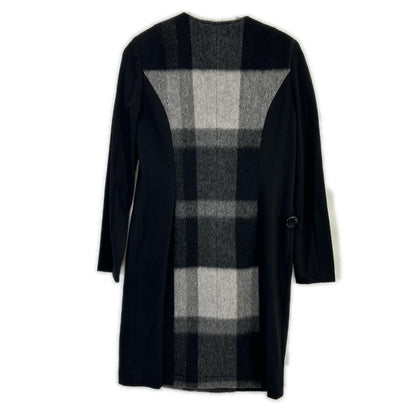 TO6712 Black x Grey Midi Long Sleeve Dress One-Piece Dress 13 Ladies