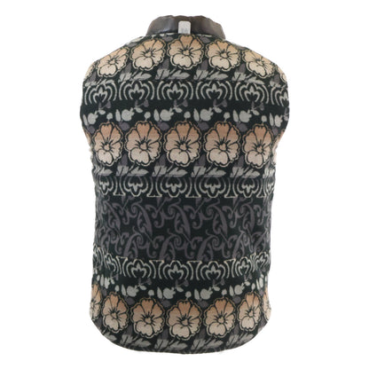 【美品/国内正品/26SS】MNRROTW1N220067 绵羊皮x花卉棉提花 双面穿马甲 XS/TP 男士