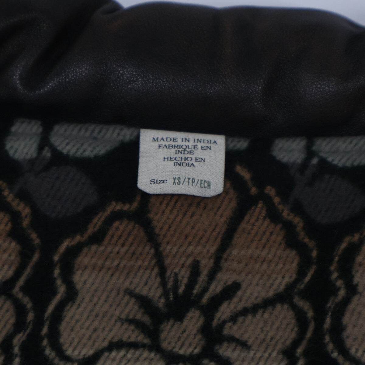 【美品/国内正品/26SS】MNRROTW1N220067 绵羊皮x花卉棉提花 双面穿马甲 XS/TP 男士