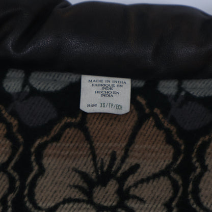 【美品/国内正品/26SS】MNRROTW1N220067 绵羊皮x花卉棉提花 双面穿马甲 XS/TP 男士
