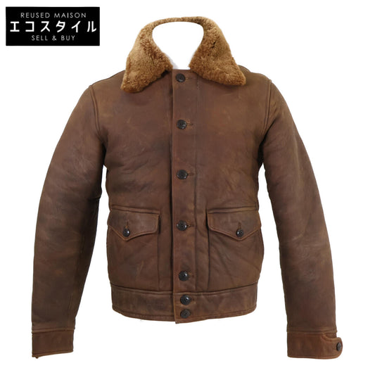 23AW 782911160001 Sheepskin Shearling Mouton Jacket Jacket XS Men's
