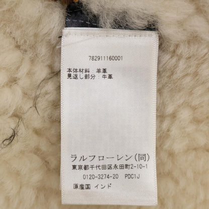 RRL ダブルアールエル 23AW 782911160001 シープスキン シアリング ムートンジャケット ジャケット