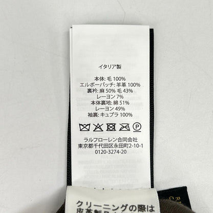 25AW 782974004001 ｲﾀﾘｱ製 ﾌﾞﾗｳﾝ ｳｰﾙ100 ｾﾝﾀｰﾍﾞﾝﾄ ﾁｪｯｸ柄 3Bﾌﾞﾚｻﾞｰｼﾞｬｹｯﾄ ジャケット 36S メンズ