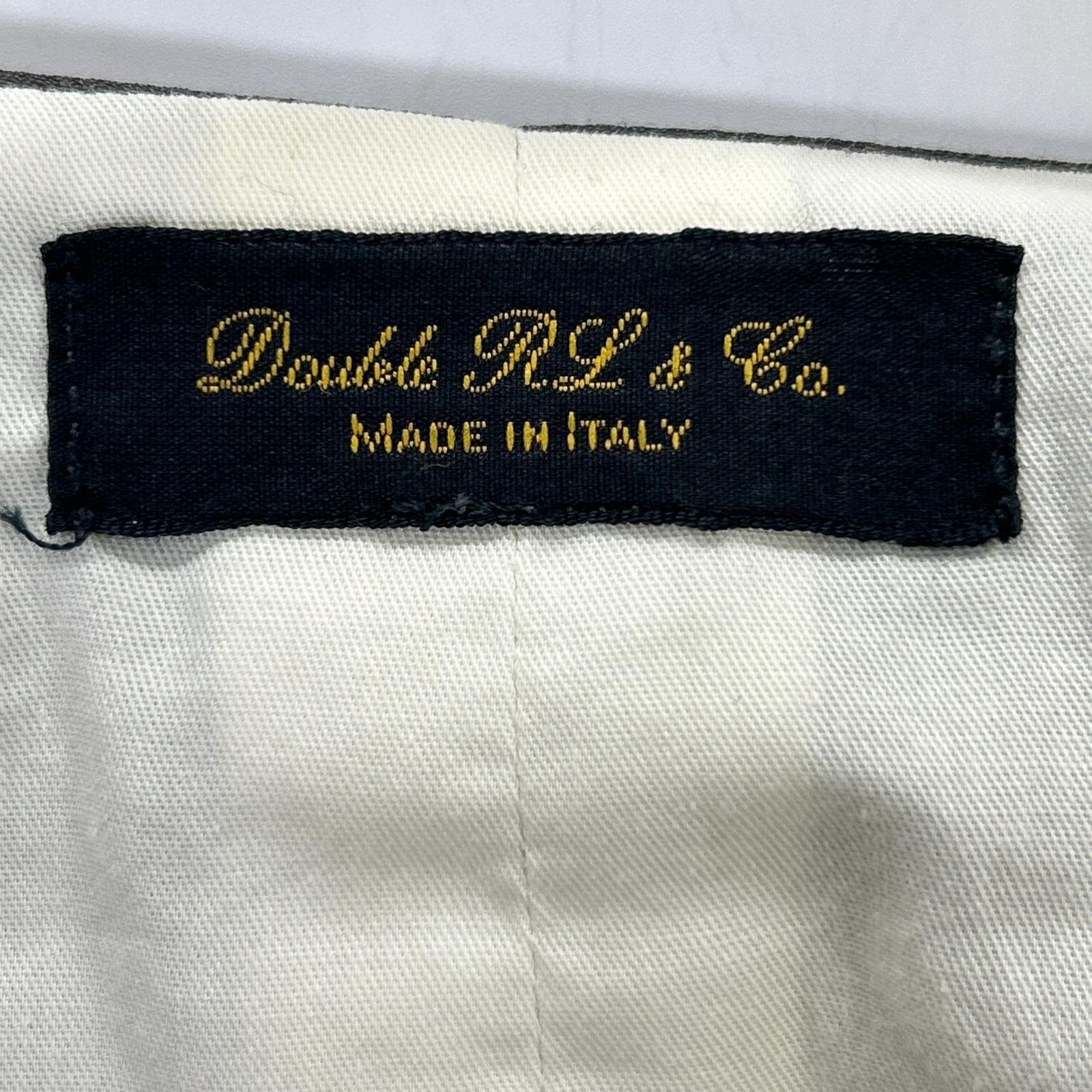 RRL ダブルアールエル 782831186001 イタリア製 グレー ウール100 グレンチェック ジレ/ベスト ベスト