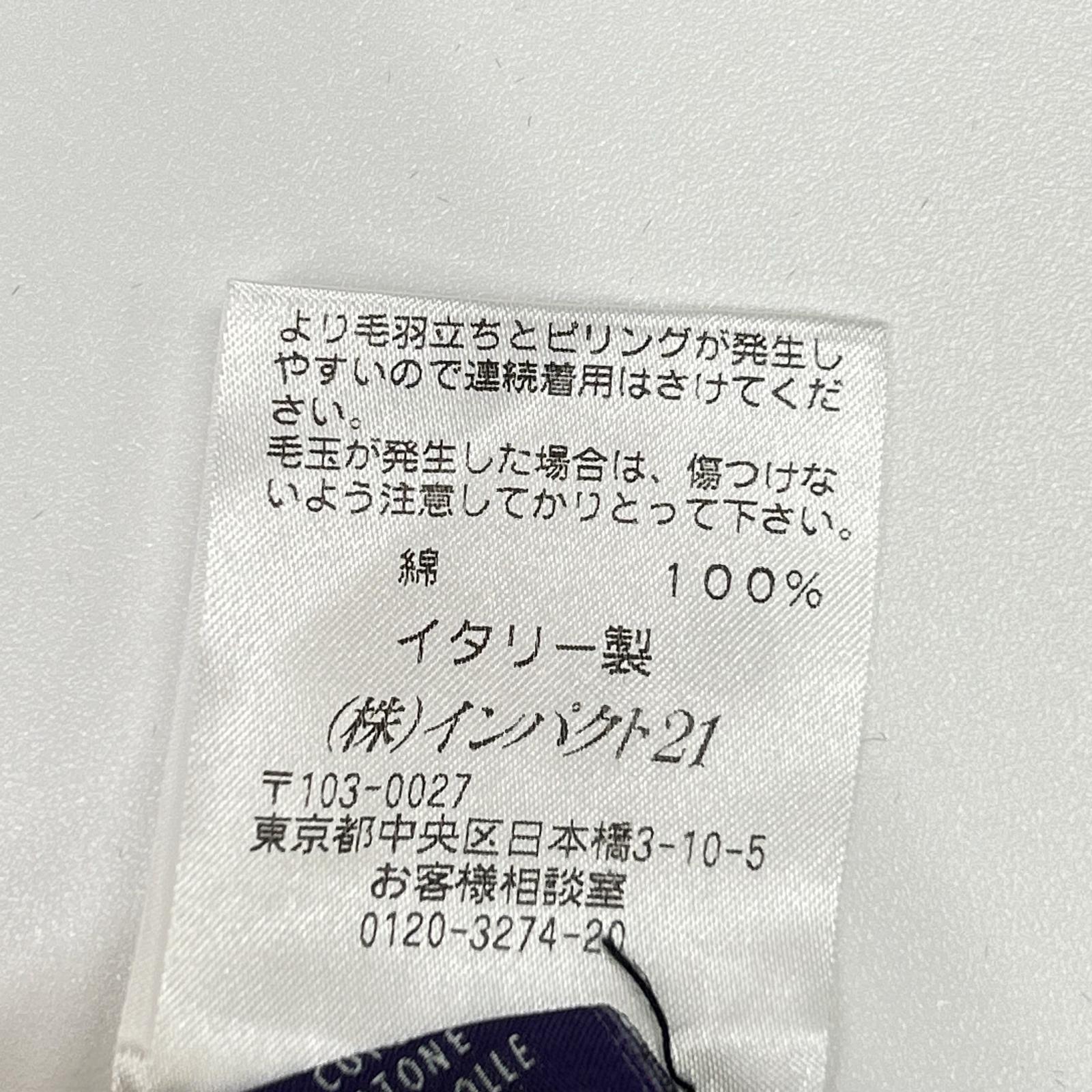 RalphLauren PURPLE LABEL ラルフローレン パープルレーベル KR-PU-LM-5101 イタリア製 ホワイト コットン タートルネックメッシュニットプルオーバー トップス