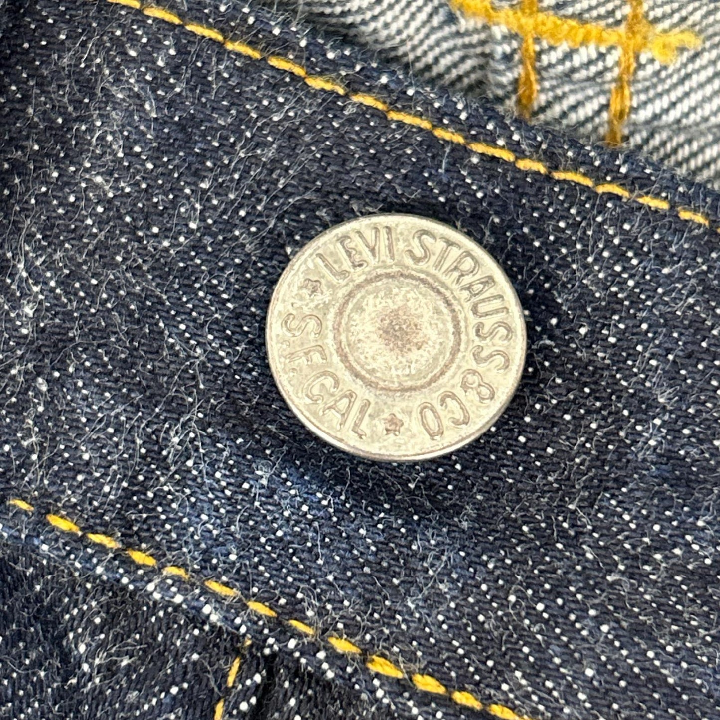 LEVI'S リーバイス 1937年モデル復刻 501XXC インディゴ ボタン裏555 BIG E シンチバック ボタンフライ ストレートデニムパンツ ボトムス