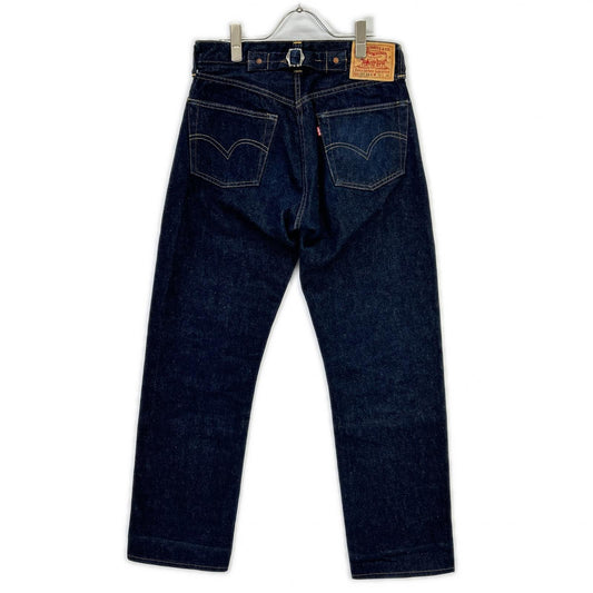 LEVI'S リーバイス 1937 Model Reproduction 501XXC Indigo Button Back 555 BIG E Cinch Back Button Fly Straight Denim Pants Bottoms