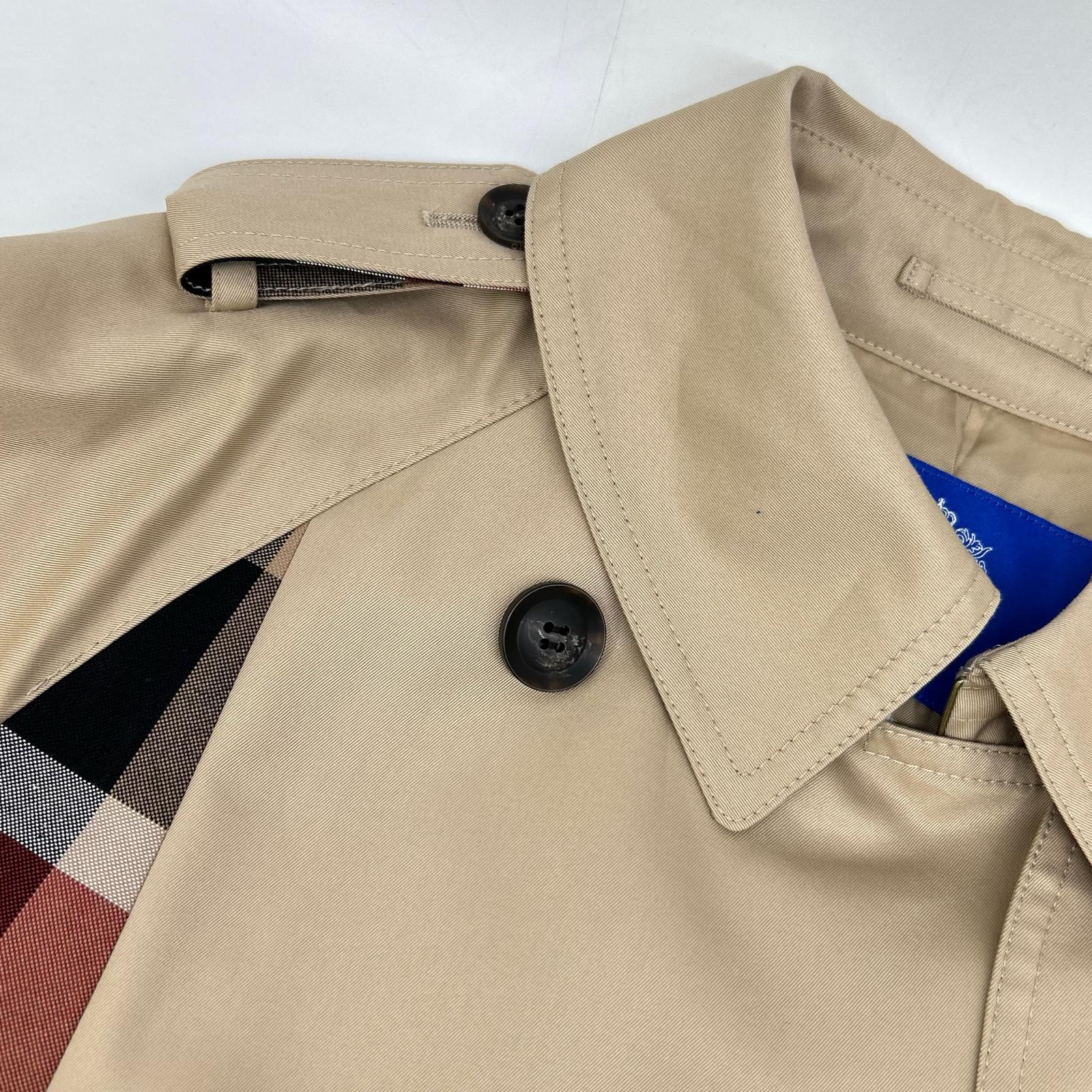 25SS 【10th ANNIVERSARY】Light Gabardine Partial Check Trench Coat - Women's 38