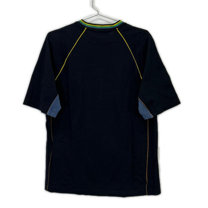 PRADA プラダ SJN235 18年 ブラック 鹿の子 ラバーロゴTシャツ トップス