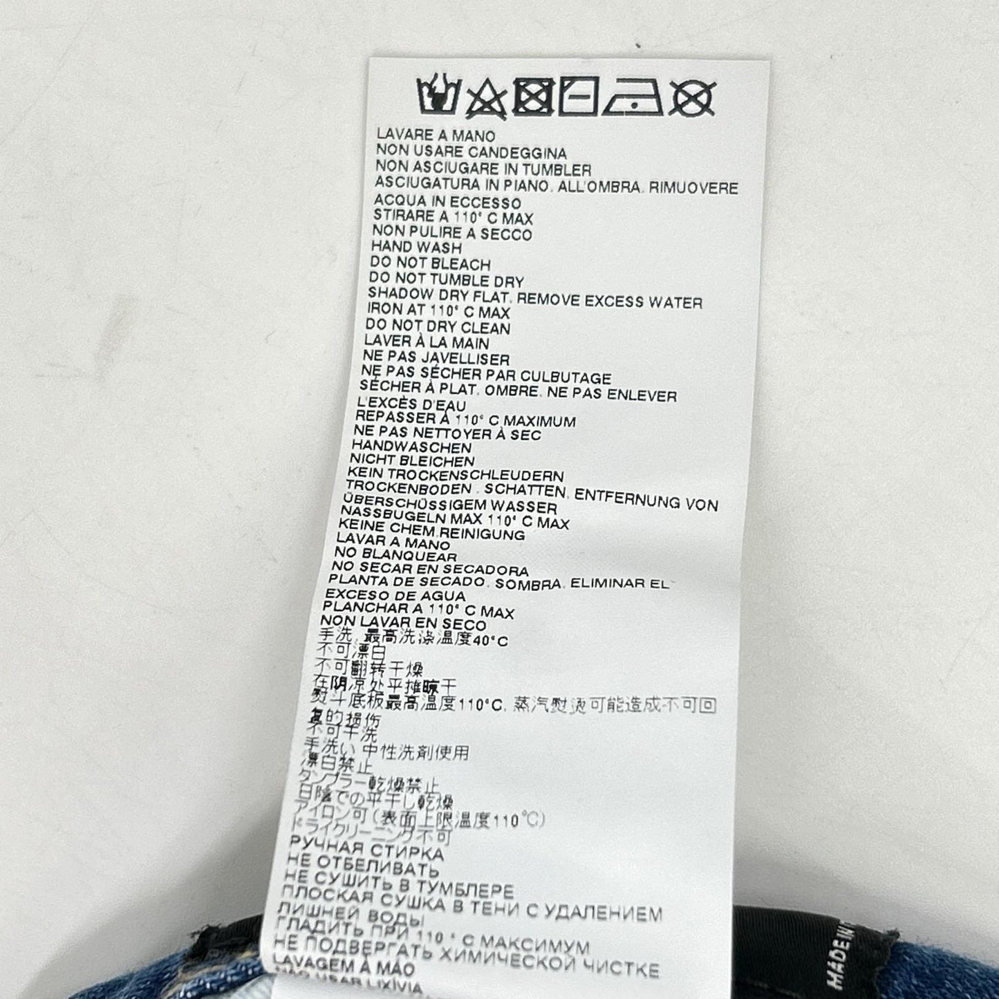 DSQUARED2 ディースクエアード S79LA0040 22年製 インディゴ ICON SKATER JEAN スケータージーン ヴィンテージウォッシュクラッシュ&ペイントデニムパンツ ボトムス