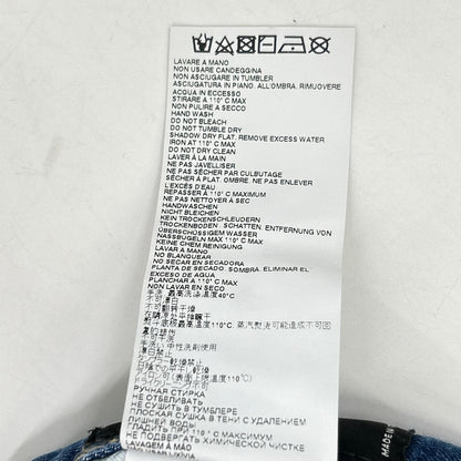 DSQUARED2 ディースクエアード S79LA0040 22年製 インディゴ ICON SKATER JEAN スケータージーン ヴィンテージウォッシュクラッシュ&ペイントデニムパンツ ボトムス
