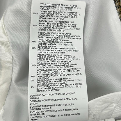 DSQUARED2 ディースクエアード S74BN1007 20年款 米色 织带细节 千鸟格西装夹克 翻领夹克 夹克