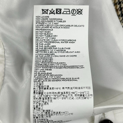 DSQUARED2 ディースクエアード S74BN1007 20年款 米色 织带细节 千鸟格西装夹克 翻领夹克 夹克