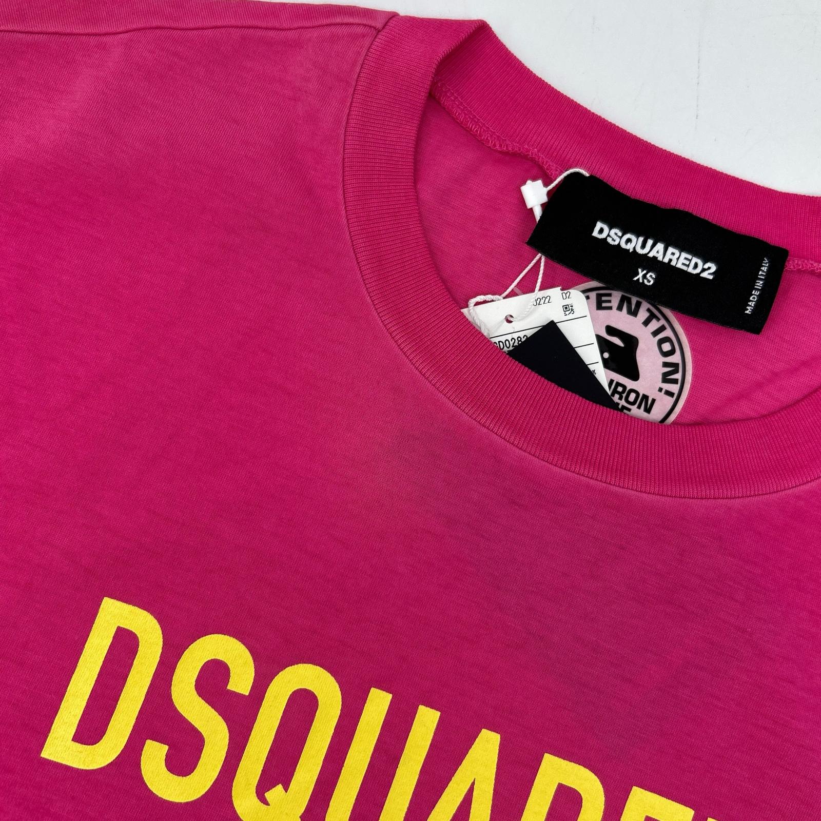 S75GD0283 22年製 ﾋﾟﾝｸ ﾛｺﾞﾌﾟﾘﾝﾄTｼｬﾂ トップス XS レディース – style