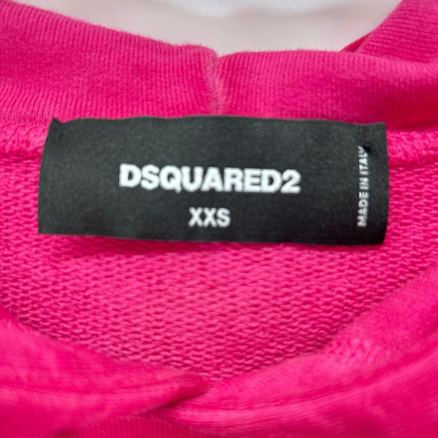 S75GU0429 22AW Pink Logo Print Hoodie Top XXS Women's
