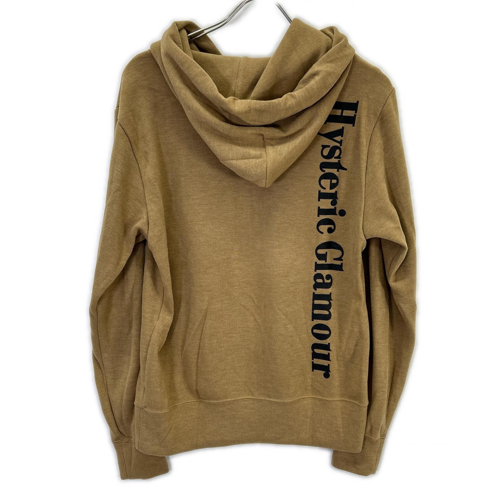 HYSTERIC GLAMOUR ヒステリックグラマー 02203CF07 ブラウン GREATEST PARTY SOUNDS パーカフーディ トップス