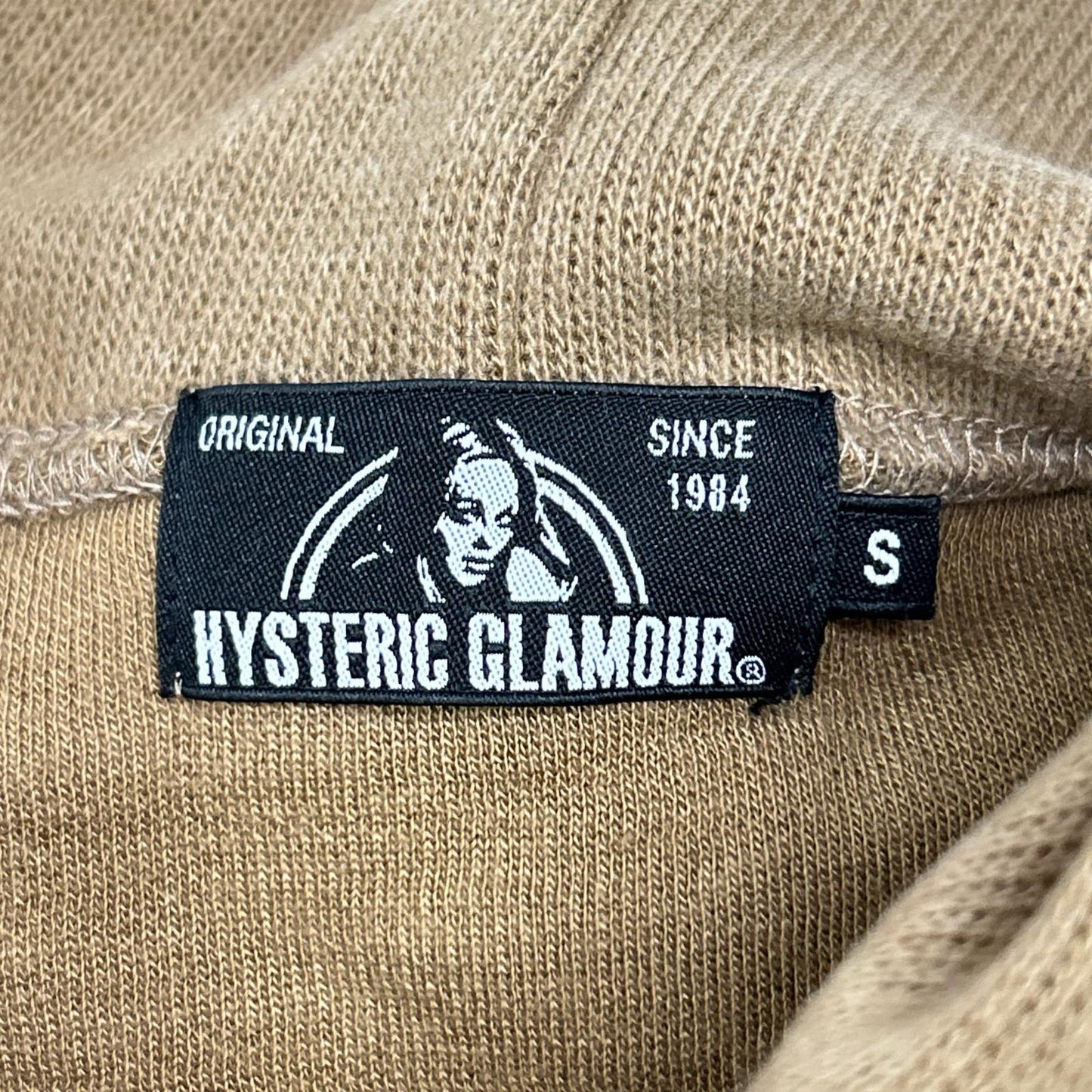 HYSTERIC GLAMOUR ヒステリックグラマー 02203CF07 ブラウン GREATEST PARTY SOUNDS パーカフーディ トップス