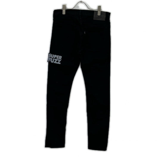 HYSTERIC GLAMOUR ヒステリックグラマー 02193AP11 ブラック LOGO PATCH ワッペンデニムパンツ ボトムス