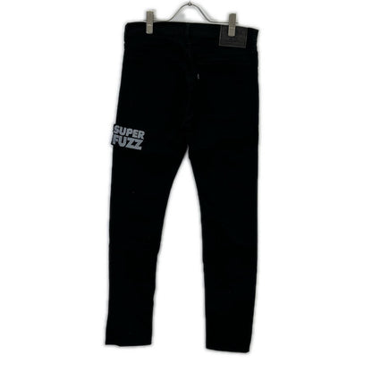 HYSTERIC GLAMOUR ヒステリックグラマー 02193AP11 ブラック LOGO PATCH ワッペンデニムパンツ ボトムス