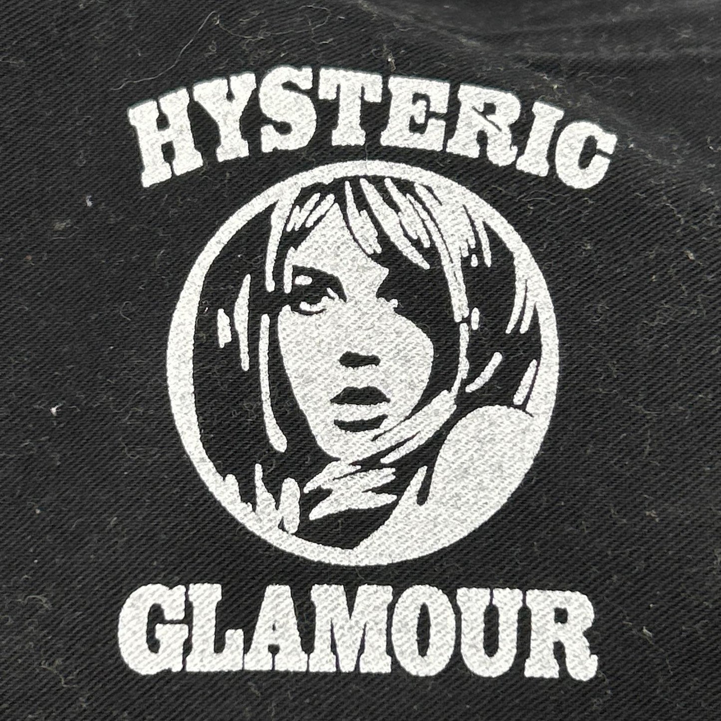 HYSTERIC GLAMOUR ヒステリックグラマー 02193AP11 ブラック LOGO PATCH ワッペンデニムパンツ ボトムス