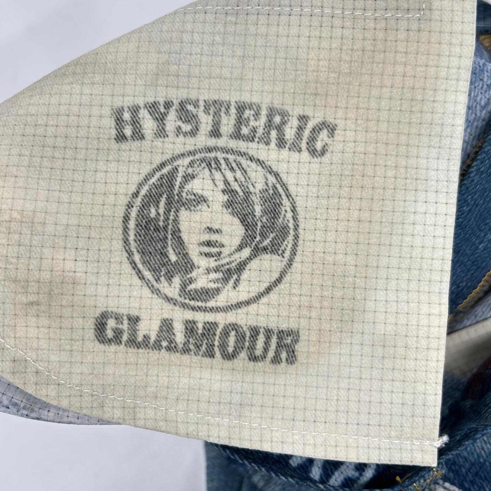 HYSTERIC GLAMOUR ヒステリックグラマー 02191AP06 ブルー ダメージ