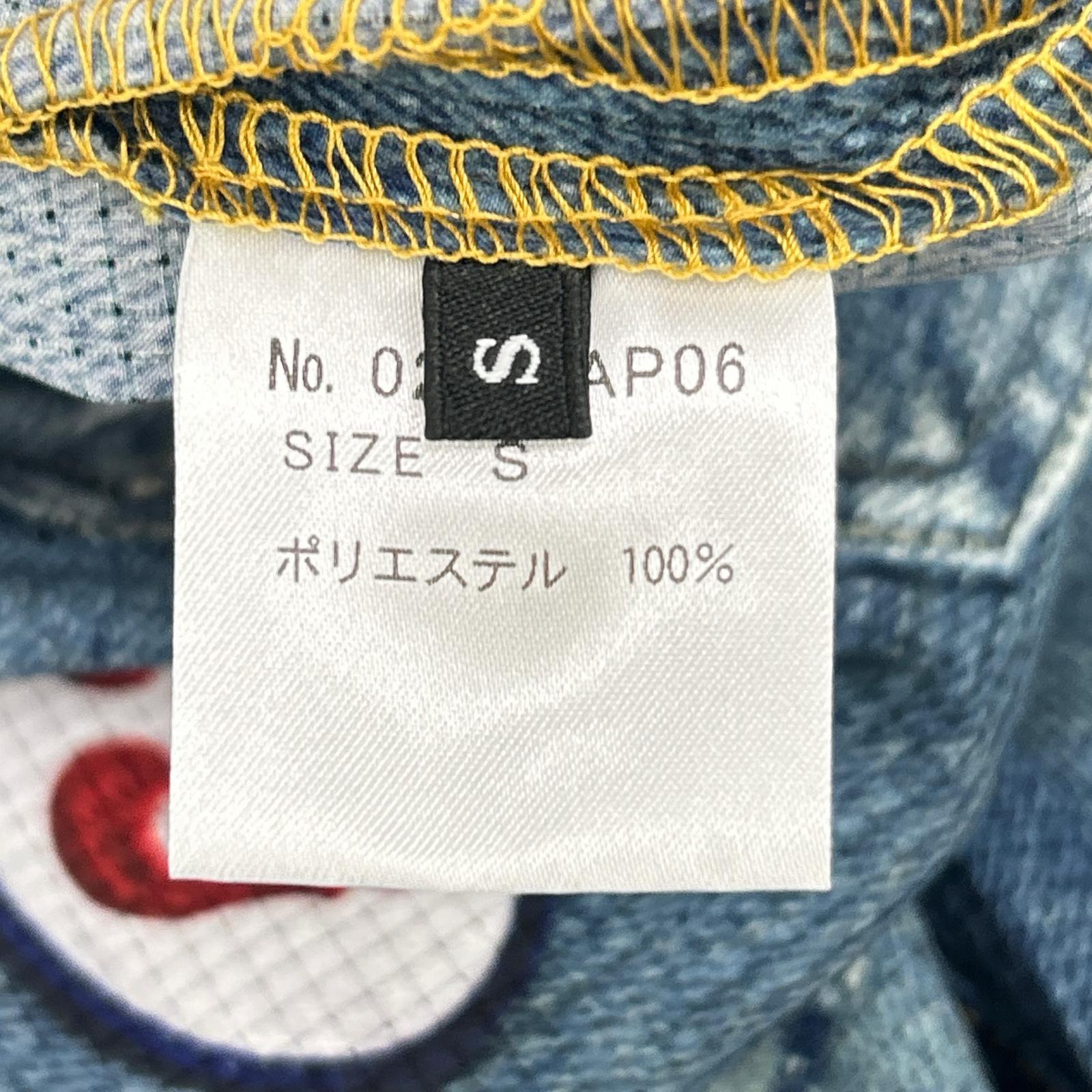 HYSTERIC GLAMOUR ヒステリックグラマー 02191AP06 ブルー ダメージ デニム転写パンツ ボトムス