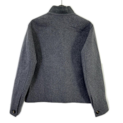 RING JACKET Ring Jacket 59083F06B Light Grey Wool-Cashmere Double-Face Zip-Up Jacket