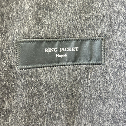 RING JACKET Ring Jacket 59083F06B Light Grey Wool-Cashmere Double-Face Zip-Up Jacket