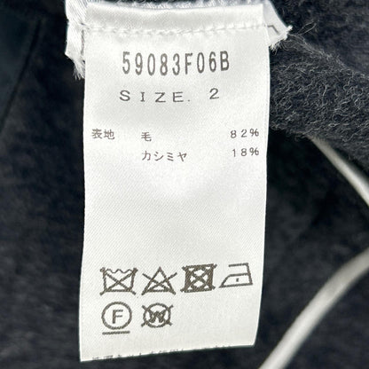 RING JACKET Ring Jacket 59083F06B Light Grey Wool-Cashmere Double-Face Zip-Up Jacket
