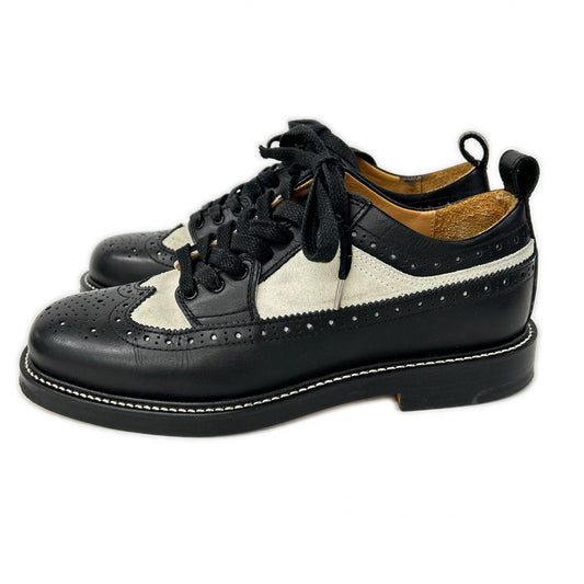 Hender Scheme エンダースキーマ tq-s-ydn 余談一 ヨダンイチ レザー/スエード ローカット ウィングチップ シューズ シューズ